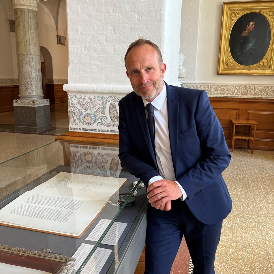 Martin Lidegaard ved Grundloven i Folketingets vandrehal