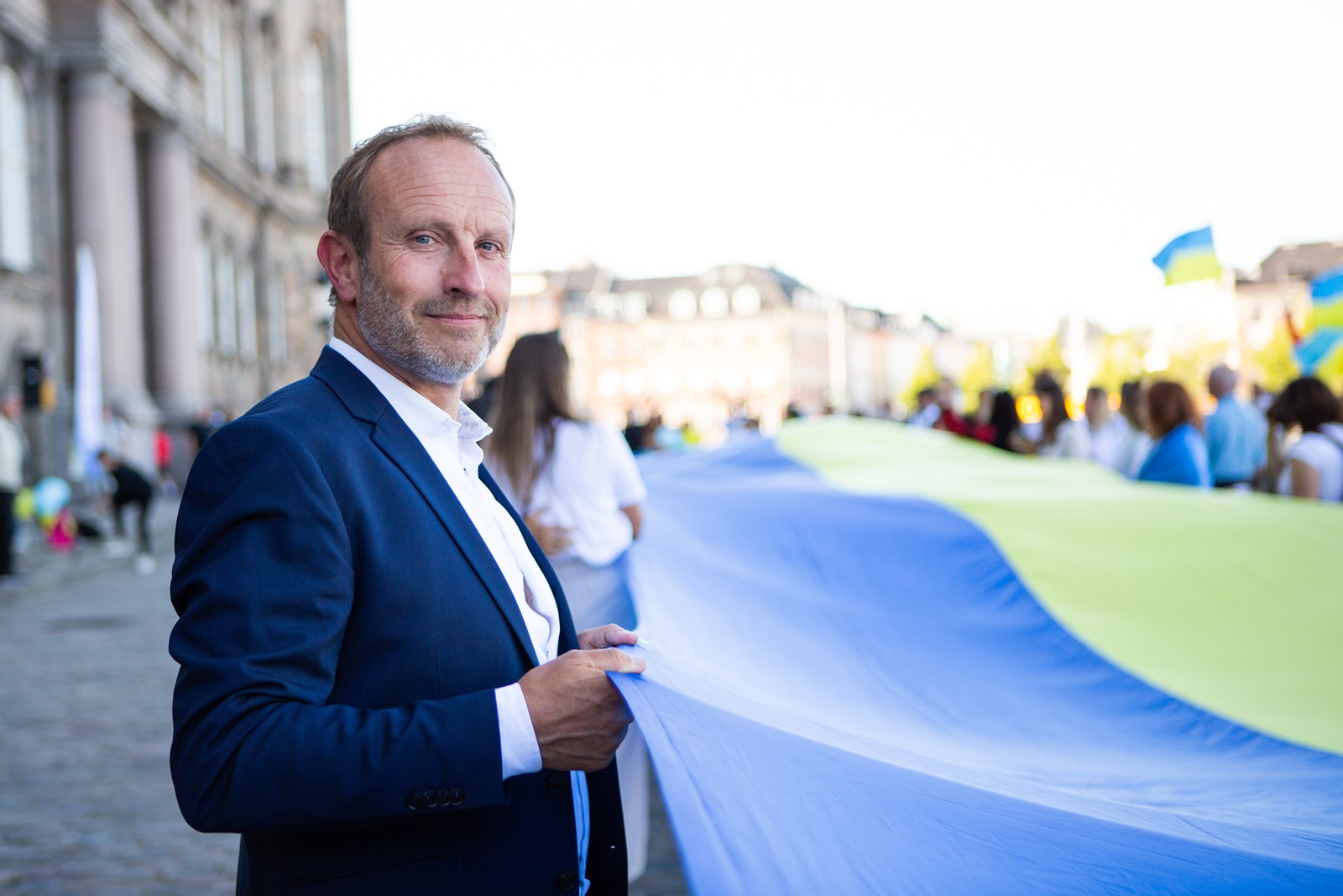 Martin Lidegaard ved 1-årsmarkeringen af den russiske invasion af Ukraine
