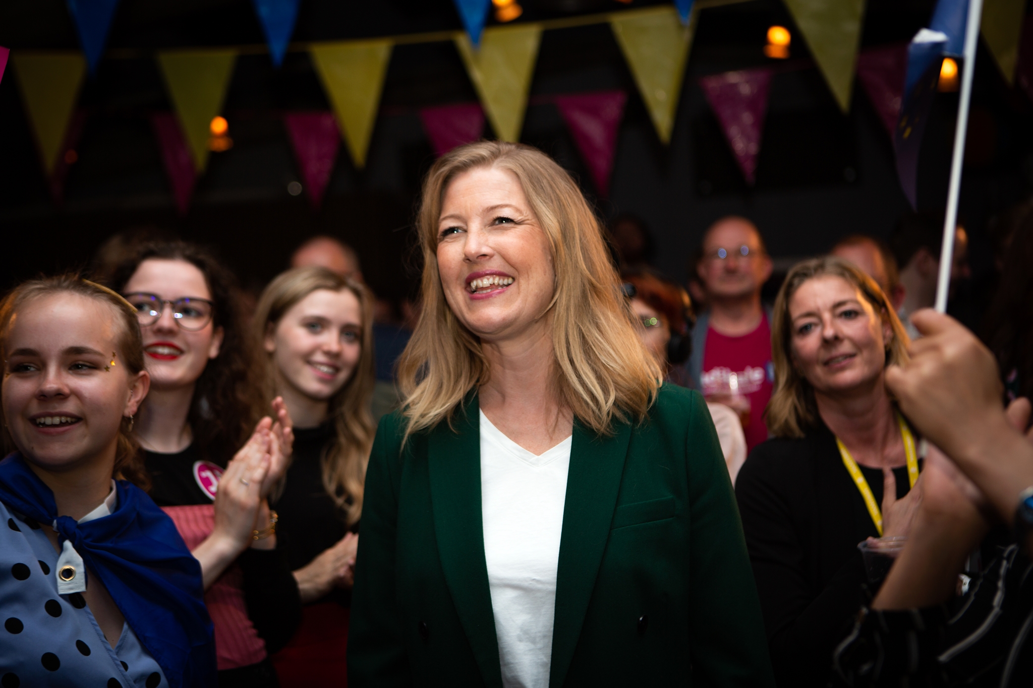 Sofie Carsten Nielsen til valgfest for sammenhold