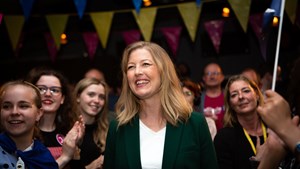 Sofie Carsten Nielsen til valgfest for sammenhold