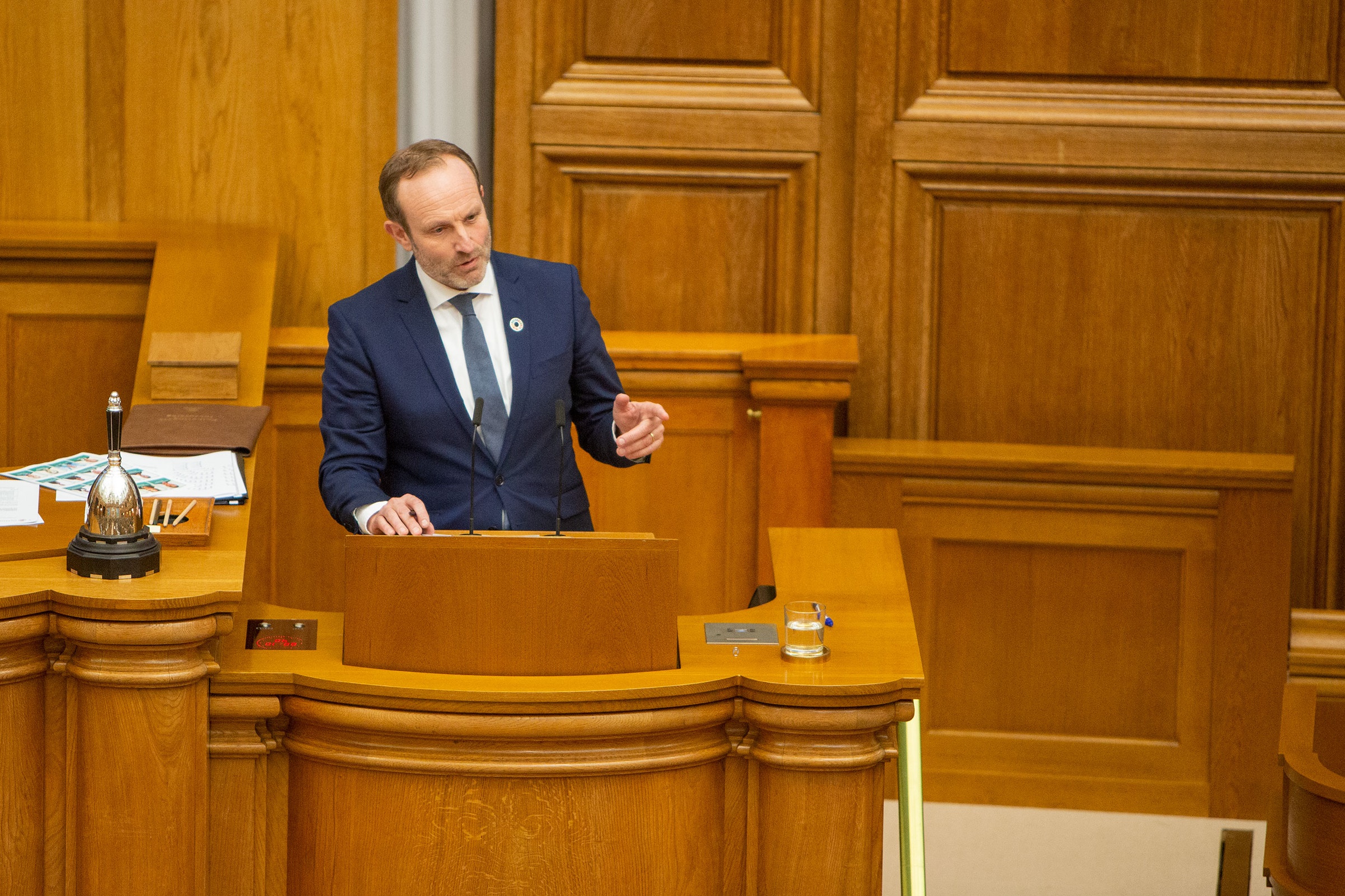 Martin Lidegaard på folketingets talerstol