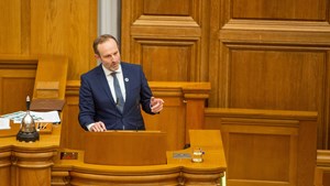 Martin Lidegaard på folketingets talerstol